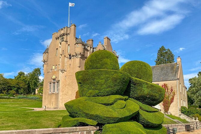 Aberdeenshire Private Half Day Castle & Historic Building Tour - Crathes Castle, Garden, and Estate with painted ceilings and yew hedges