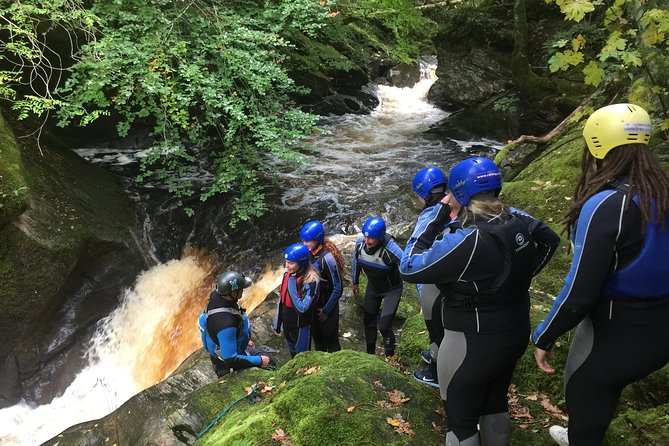 Canyoning Half-Day Trip at Keltneyburn from Aberfeldy - What you’ll do in the canyon: swimming, climbing, cliff jumps
