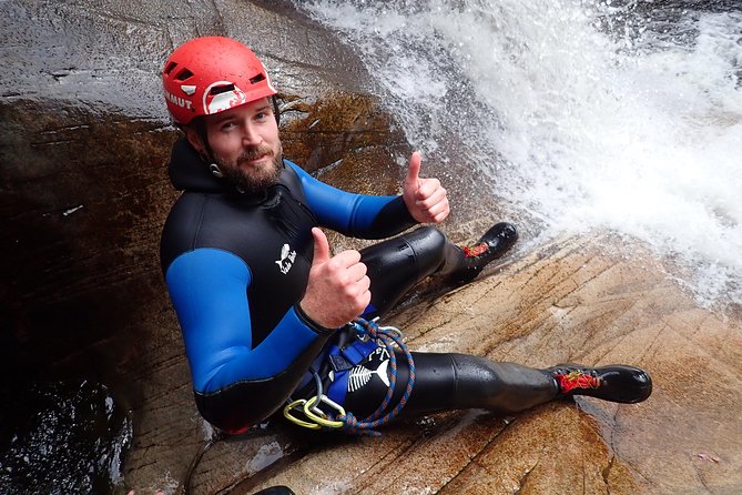Discover Canyoning at Bruar Falls - Gear prep with The Canyoning Company: where safety meets confidence