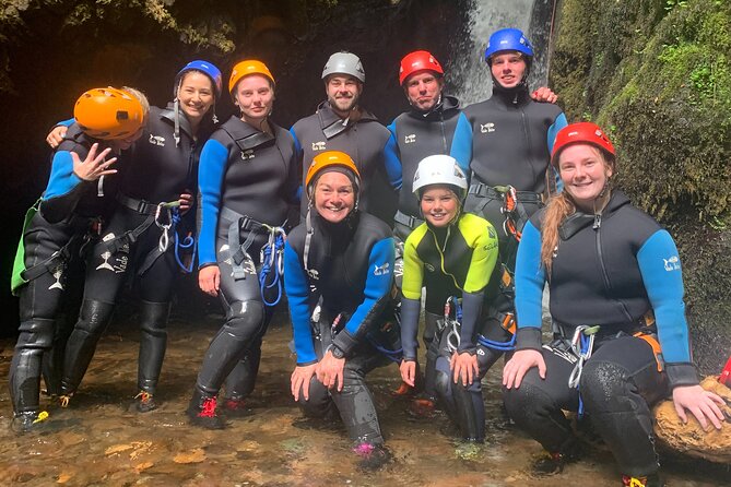 Discover Canyoning in Dollar Glen - Jumps, flumes, and the 25 m two-tier waterfall
