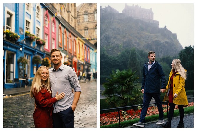 Edinburgh Photoshoot for Couples, Families & Solo Travellers - Weather reality in Edinburgh: how to dress so photos look effortless