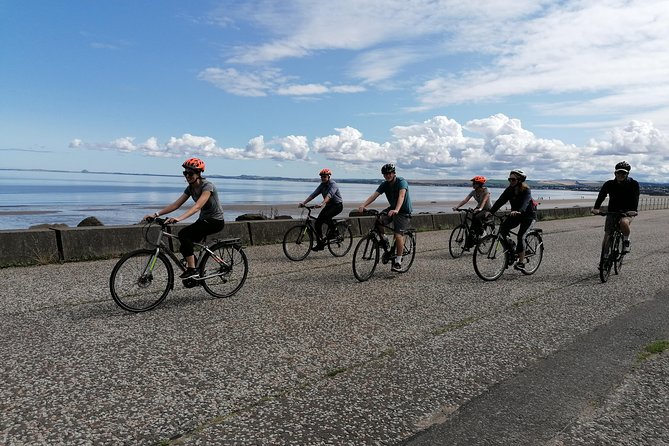 Edinburgh Sky to Sea Bike or E-Bike Tour with Transfer by TBC - The extinct volcano viewpoint, and why Arthur’s Seat matters