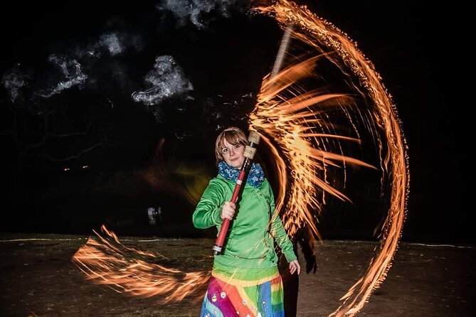 Fire Dancing with Iga - Getting trained safely with fire tools in Edinburgh