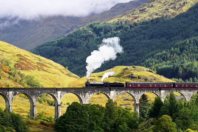 Glenfinnan Viaduct Glencoe Fort William Private Tour Glasgow - Dalwhinnie Distillery in the Cairngorms, Working Whisky Country