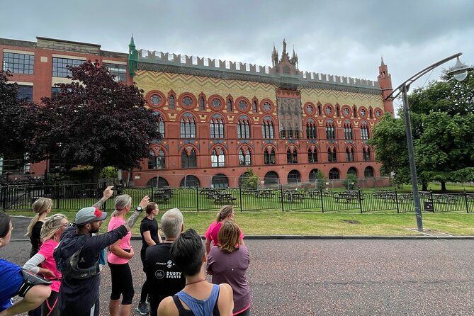 Guided Running Tour of Glasgow - Stop 1: George Square, where Glasgow’s story starts in plain sight