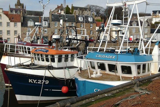Kingdom of Fife & St Andrews Full-Day Guided Private Tour in a Premium Minivan - Pittenweem Harbour, then Anstruther Harbour for fish-and-chip fuel