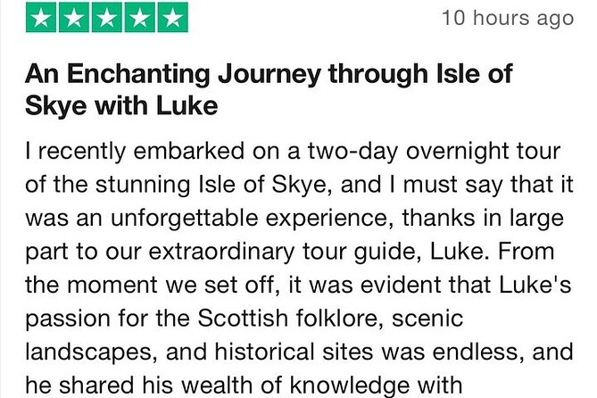 'Luke Skye-Walkers' 1 Day Isle of Skye Adventure + Hike Options - Skye Bridge to Outlander vibes, or the Apr to Oct ferry route