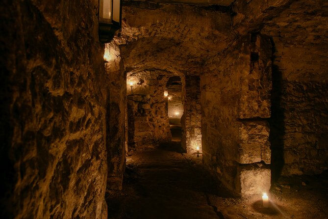 Multi-Sensory Haunted Underground Vaults Tour in Edinburgh - Down the narrow stairs to Blair Street vaults