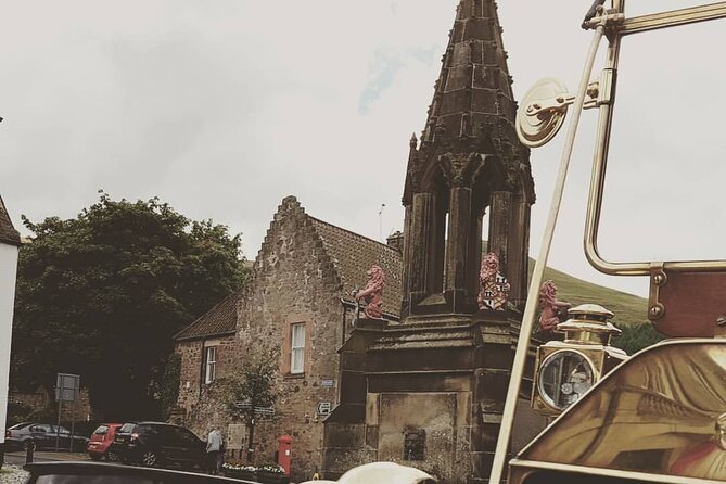 Outlander Day Tour from Glasgow - Culross to wrap up: cobbles, mustard-colored houses, and River Forth views