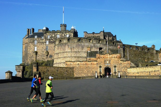 Panoramic Running Tour of Edinburgh - Arthur’s Seat: volcanic rock, a workout summit, and a real view payoff
