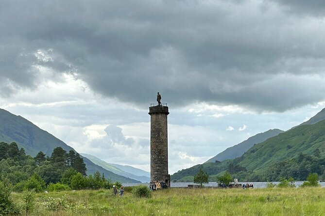 Private Harry Potter, Glenfinnan Viaduct, Highlands tour Glasgow - Clachaig and the Three Sisters: Harry Potter memories meet Glencoe scale