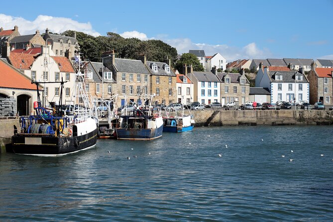 Privately Guided St Andrews & Fife Day Tour from Edinburgh - Lunch at Tom Morris Bar and Grill: reserve time, budget for food