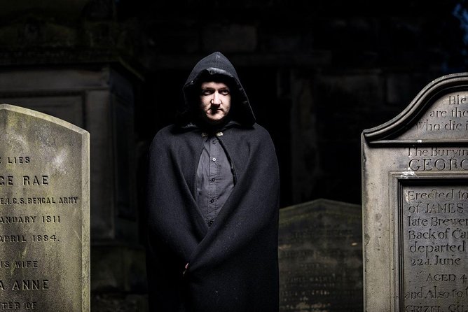 Small Group Edinburgh Underground Vaults & Graveyard Ghost Tour - Canongate Kirkyard Finish, Famous Names in a Darker Context