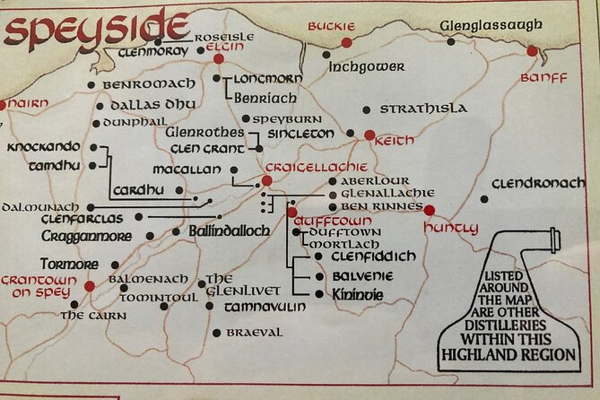 Speyside Full-Day Private Whisky Tour - Speyside with a private driver from Inverness