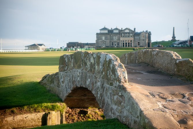 St. Andrews & The Old Course Private Day Tour from Edinburgh - St Andrews Cathedral remains and St Rule’s Tower views