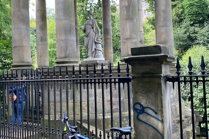 Stunning Edinburgh E-bike Tour max 10 people small group - Dean Village: the stop that gives your legs a breather