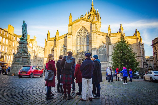 The Mountebank Comedy Walk of Edinburgh - Outside the Writers’ Museum, then a Castle panorama you can feel
